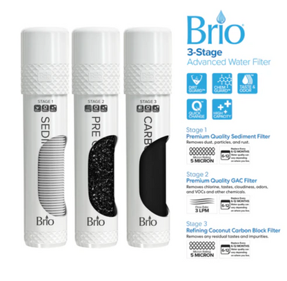 Brio Moderna 3 Stage Ice Maker and Bottleless Water Dispenser